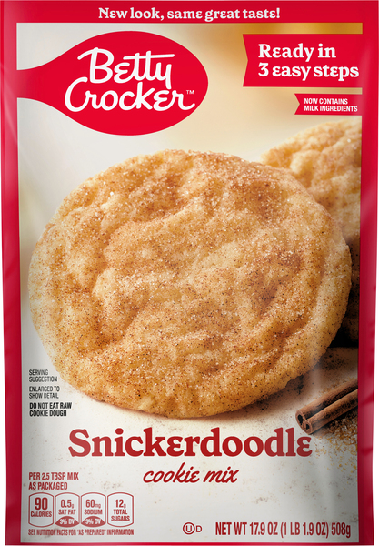 Betty Crocker Cookie Mix, Snickerdoodle