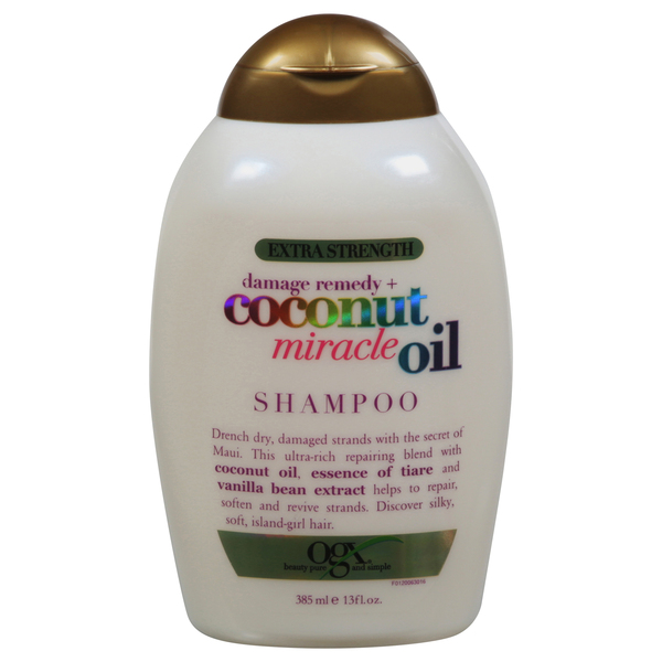 Ogx Shampoo, Damage Remedy + Coconut Miracle Oil, Extra Strength