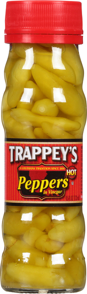 Trappeys Peppers in Vinegar, Hot