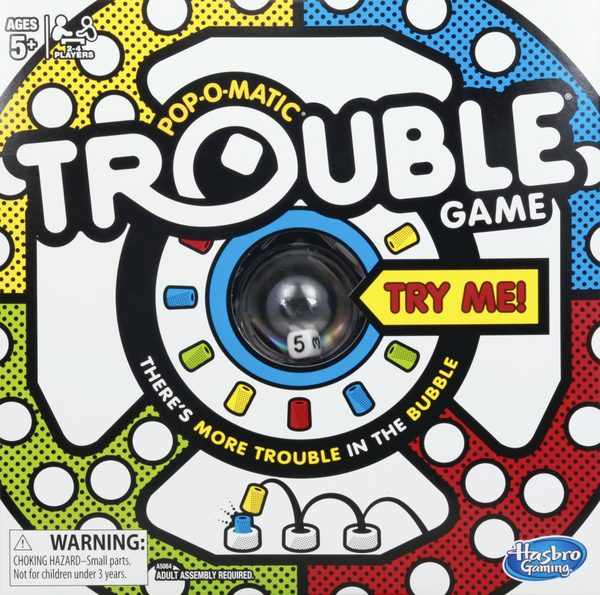 Hasbro Gaming Pop-O-Matic Trouble Game, Ages 5+