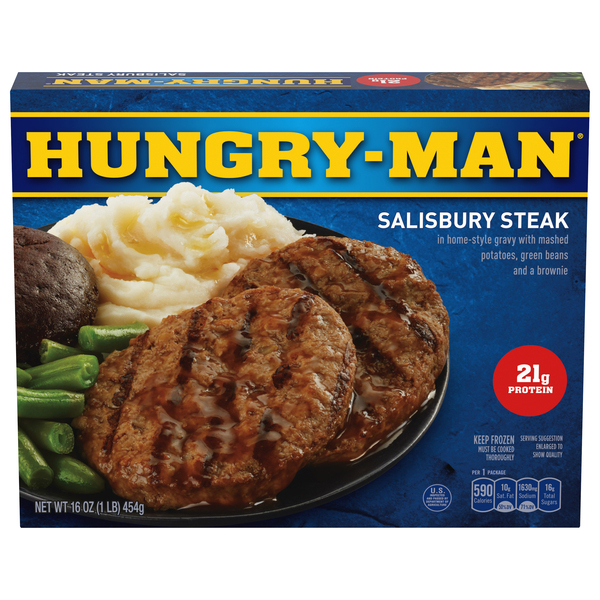 Hungry-Man Salisbury Steak Frozen Dinner