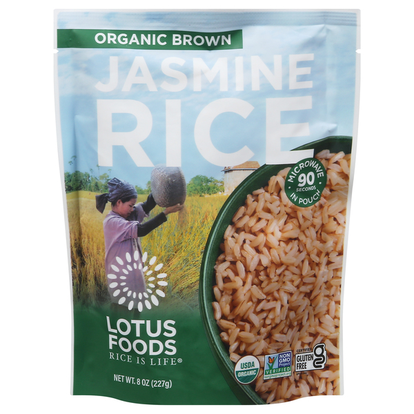 Lotus Foods Jasmine Rice, Organic Brown