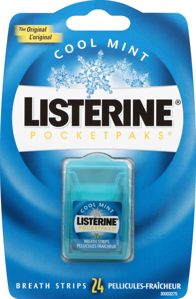 Listerine Breath Strips, Cool Mint