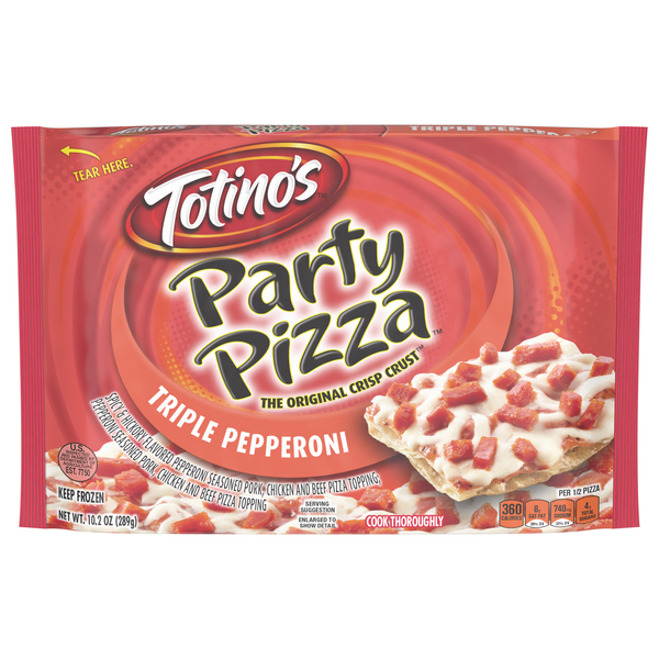 TOTINOS Party Pizza, Triple Pepperoni