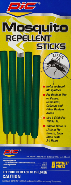 PIC Mosquito Repellent, Sticks