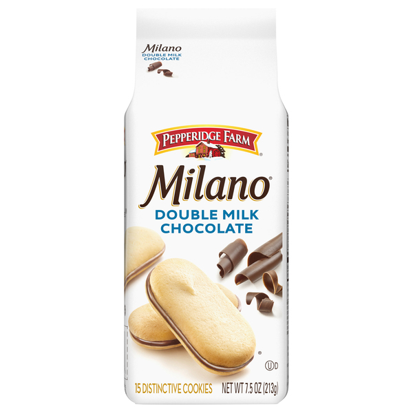 Milano Cookies, Distinctive, Double Milk Chocolate