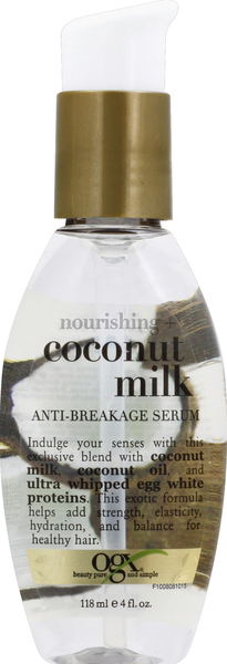 OGX Anti-Breakage Serum, Nourishing, Coconut Milk