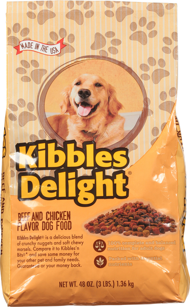 Kibbles delight dog food fashion