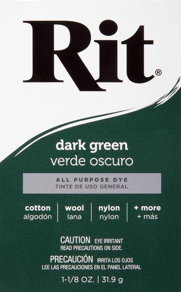 Rit Dye, Dark Green 35