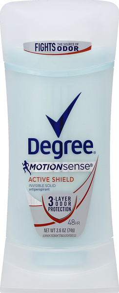 Degree Antiperspirant, 48H, Active Shield, Invisible Solid