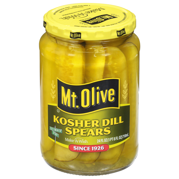 Mt. Olive Pickles, Kosher Dill, Spears, Fresh Pack