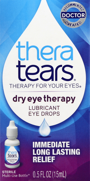 Thera Tears Eye Drops, Lubricant, Dry Eye Therapy
