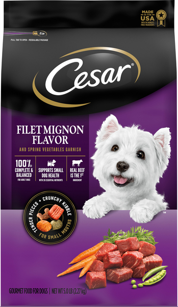 Cesar Food for Dogs, Filet Mignon Flavor