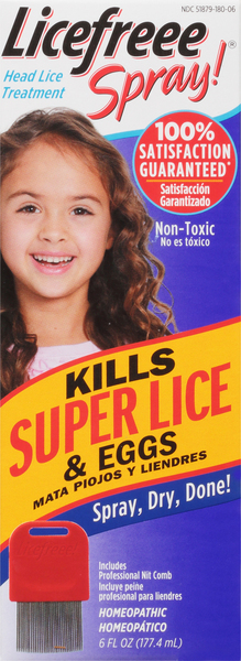 LiceFreee Head Lice Treatment, Non-Toxic