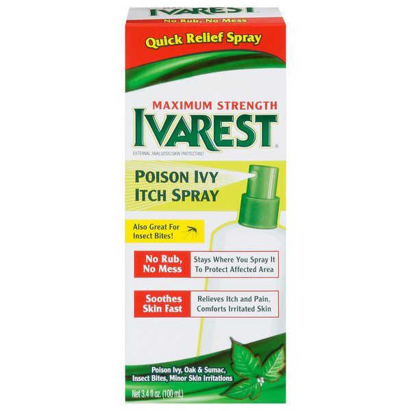 Ivarest Poison Ivy Itch Spray, Maximum Strength