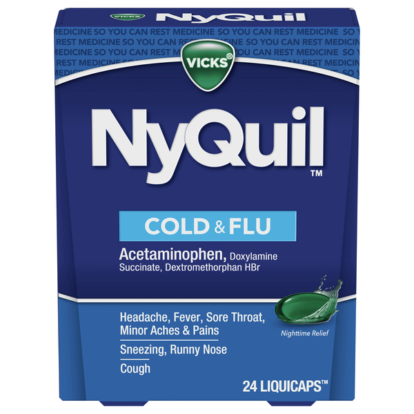 Vicks Cold & Flu, Liquicaps