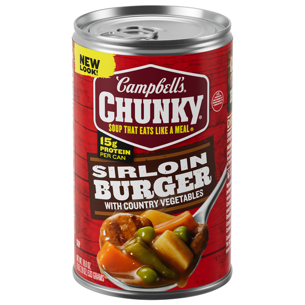 Campbell's Soup, Sirloin Burger with Country Vegetables