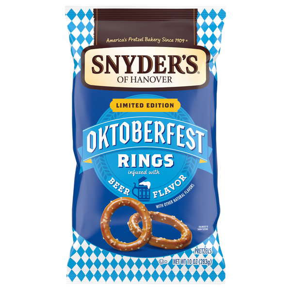 Snyder's of Hanover Pretzels, Oktoberfest, Rings, Beer Flavor