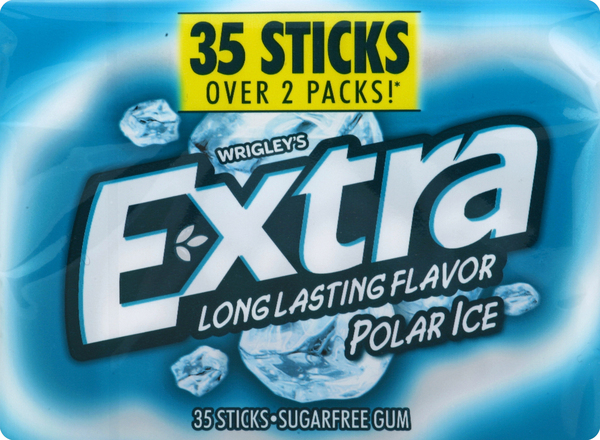 Extra Gum, Sugarfree, Polar Ice