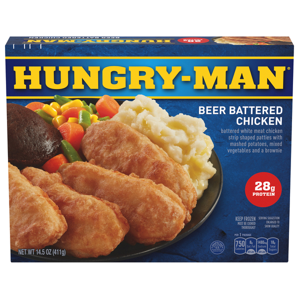 Hungry-Man Chicken, Beer Battered