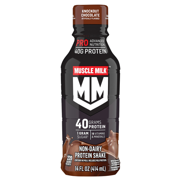 Muscle Milk Protein Shake, Non-Dairy, Knockout Chocolate