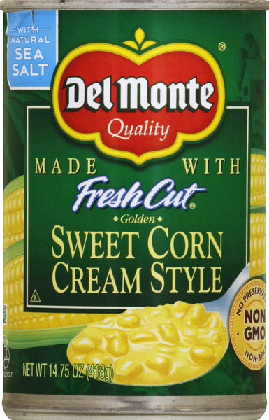 Del Monte Corn, Golden Sweet, Cream Style