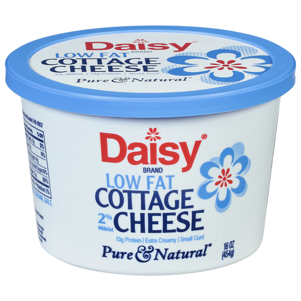 Daisy Cottage Cheese, Low Fat, Small Curd, 2% Milkfat