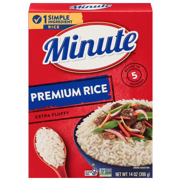 Minute Rice, Extra Fluffy, Premium