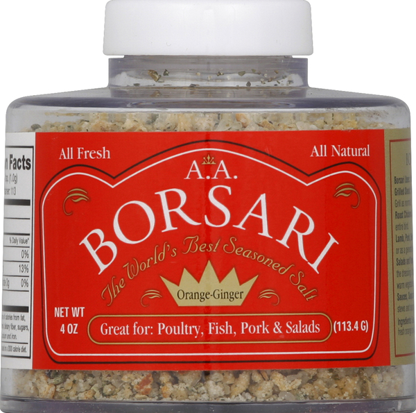 Borsari Seasoned Salt Orange Ginger Discount Drug Mart