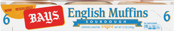 Bays English Muffins, Sourdough