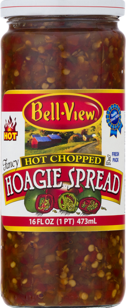 Bell View Hoagie Spread, Hot Chopped, Fresh Pack