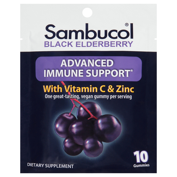 Sambucol Black Elderberry, Advanced Immune Support, Gummies
