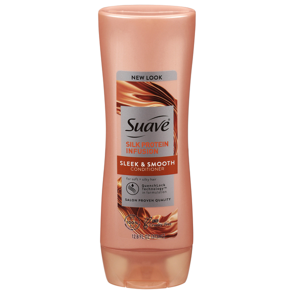 Suave Conditioner, Sleek & Smooth, Silk Protein Infusion