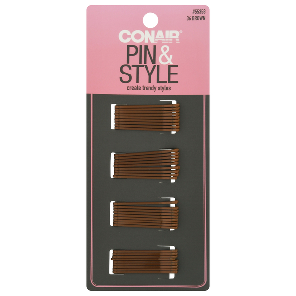 Conair Pin & Style, Brown