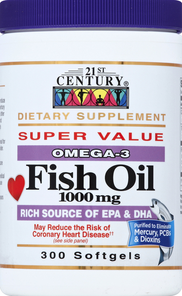 Fish oil 21 century best sale