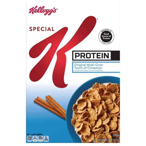 Kellogg's Cereal, Original Multi-Grain Touch of Cinnamon