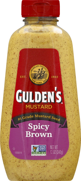 GULDEN'S Mustard, Spicy Brown