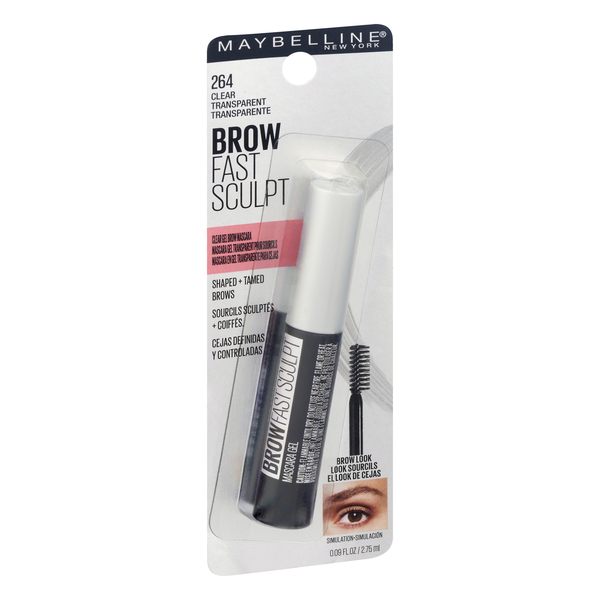 Maybelline Brow Mascara, Clear Gel, Clear Transparent 264 