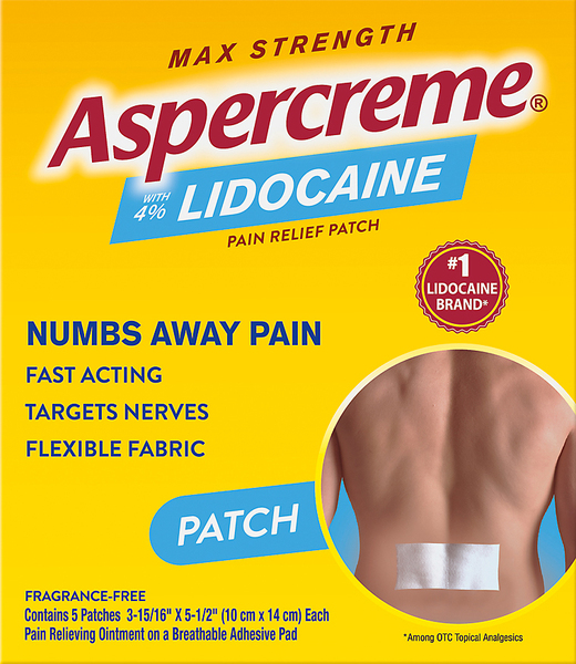Aspercreme Pain Relief Patch, Max Strength