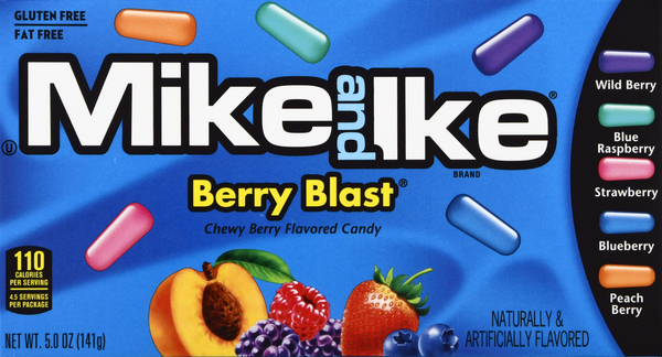 Mike And Ike Candy, Berry Blast