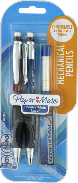 Paper Mate Mechanical Pencil, Comfortable, Leads