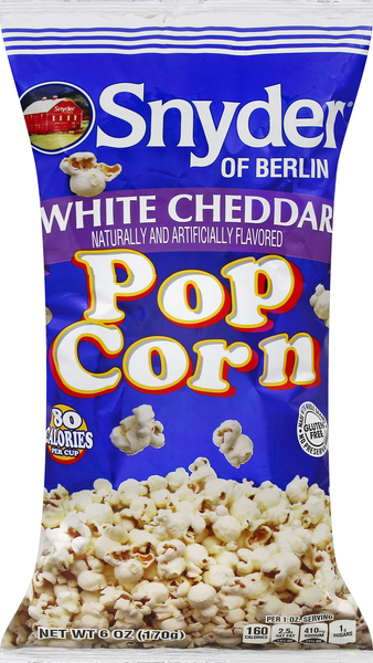 Snyder of Berlin Pop Corn, White Cheddar