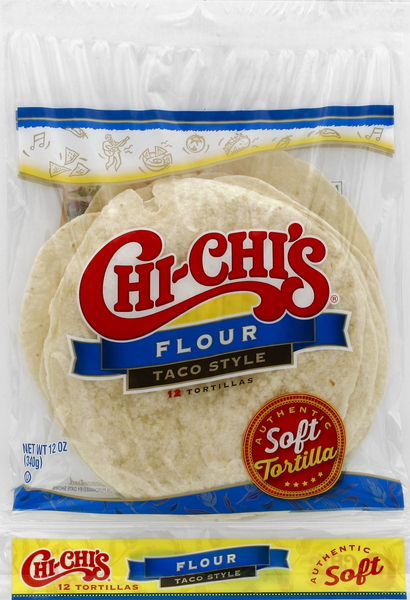 CHI CHIS Tortillas, Flour, Taco Style