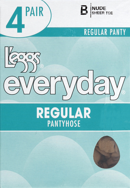 L'eggs Pantyhose, Regular, Sheer Toe, B, Nude
