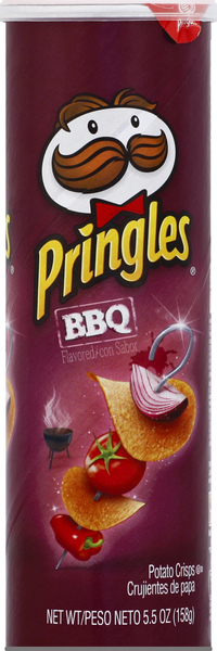 Pringles Potato Crisps, BBQ Flavored