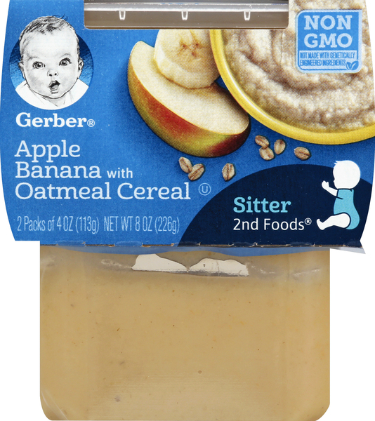 Gerber Apple Banana with Oatmeal Baby Food