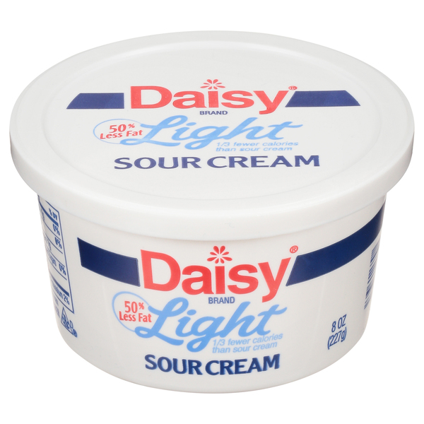 Daisy Sour Cream, 50% Less Fat, Light
