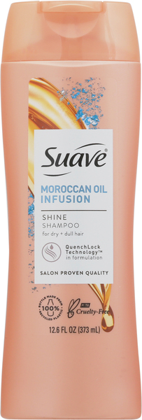 Suave Shampoo, Shine, Moroccan Oil Infusion