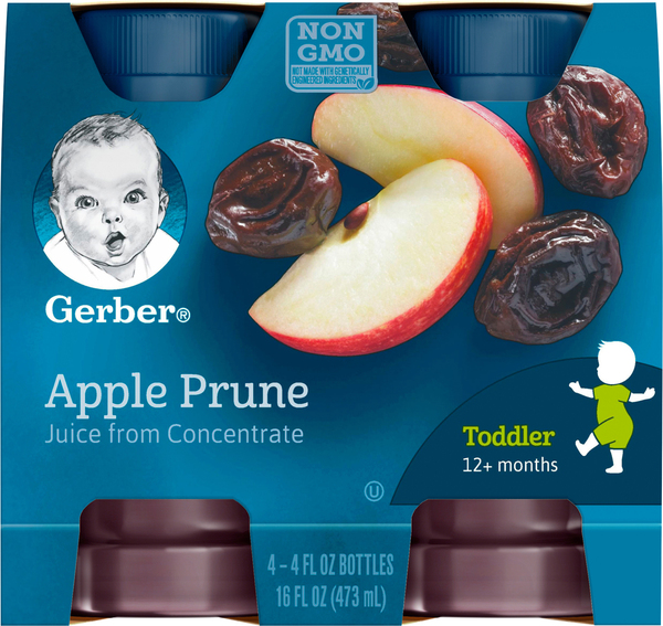 Gerber Juice, Apple Prune, 12+ Months