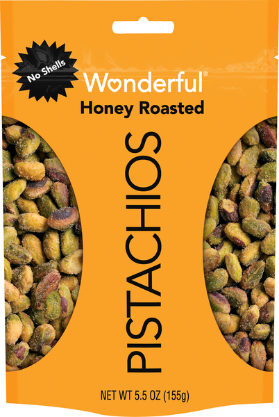Wonderful Pistachios, Honey Roasted